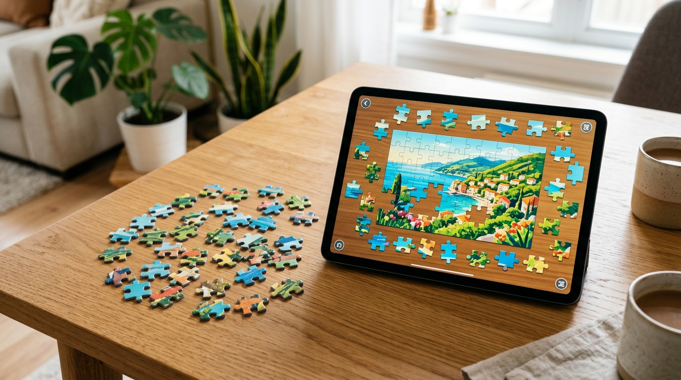 jigsaw puzzle edge sorting illustration for Jigsaw Puzzle Online